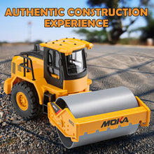 Load image into Gallery viewer, 2.4G Remote Control Road Roller Toys, RC Engineering Roller Truck for Boys, Construction Vehicles Model Toy Gift for Toddlers 3-5
