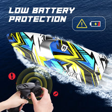 Load image into Gallery viewer, Brushless Remote Control Speed Boat, 30+ mph Racing RC Boat, Full Proportional 2.4Ghz, Self-Righting with LED Light for Adults &amp; Kids
