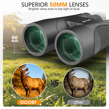 Load image into Gallery viewer, 12x50 Binoculars for Adults Cruise Ship Travel Outdoor High Powerd Gift
