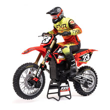 Load image into Gallery viewer, RC Motorcycle Promoto-MX 1/4 Motorcycle Ready-to-Run Battery and Charger Not Included FXR LOS06000T1 Red
