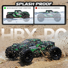 Load image into Gallery viewer, 1:18 Scale All Terrain RC Car 18859, 36 KPH High Speed 4WD Electric Vehicle with 2.4 GHz Remote Control, 4X4 Waterproof Off-Road
