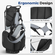 Load image into Gallery viewer, Findway Golf Stand Bag 7 Way, Lightweight Golf Bag for Men Women, Golf Club Carry Bag with Multiple Pockets, Detachable Dual Straps
