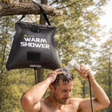 Load image into Gallery viewer, suvast Solar Shower Bag, 4 Gallon/15L, TPU Portable Solar Shower for Camping &amp; Outdoor Cleaning, with Hose and Carry Bag
