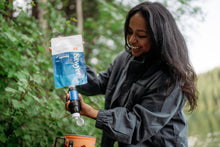 Load image into Gallery viewer, Sawyer Products SP129 Squeeze Water Filtration System w/Two 32-Oz Squeeze Pouches, Straw, and Hydration Pack Adapter
