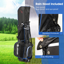 Load image into Gallery viewer, ULTIMATE 14-Way Golf Stand Bag, Portable Golf Bag w/ 6 Pockets,Cooler Bag &amp; Waterproof Valuable Pocket, Rain Hood, Ergonomic Dual Strap System &amp; Carrying Handles, 5 LBS Lightweight for Adults (Blue)
