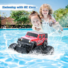 Load image into Gallery viewer, RC Trucks 4x4 Offroad Waterproof - 2.4 GHz Amphibious Remote Control Car Toys for Boys 4-7, Remote Control Monster Truck

