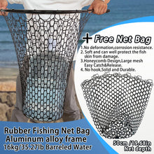 Load image into Gallery viewer, SEASPRO Large Telescoping Rubber Net – Aluminum, 59" Handle, Extra Net
