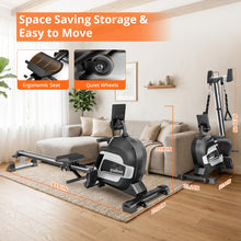 Load image into Gallery viewer, pooboo Rowing Machines for Home - Black-White
