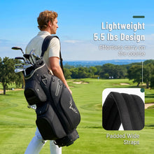 Load image into Gallery viewer, uniHimal Golf Cart Bag, 15 Way Organizer Divider Top with Handles
