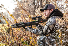 Load image into Gallery viewer, Killer Instinct BOSS 405 Camo Crossbow - 405 FPS Compact Hunting Package with Micro‑Lite Barrel, 4×32 IR Scope &amp; Accessories
