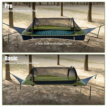 Load image into Gallery viewer, Night Cat Flat Lay Hammock: Non-Rolling Hammock Tent for Adults 1 Person 330LBS
