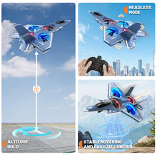 Load image into Gallery viewer, ENJOYFLY Foam Remote Control Airplanes RC Planes for Kids Adults 14+, RC Airplane Fighter Jet
