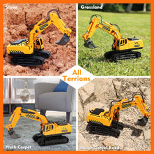 Load image into Gallery viewer, RC Toys Construction Excavator Car: Kids Birthday Gift for Boys Girls 4 5 6 7 8 9+ Year Old Truck Dump
