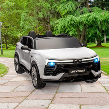 Load image into Gallery viewer, 24V Kids Electric 2-Seater SUV Toy Licensed Chevrolet Blazer Ride On Car, with Remote Control, 4 Spring Suspension, White
