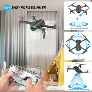 Drone With Camera 1080P for Kids And Adults, RC Quadcopter With Altitude Hold, Mini Drone With One Key Start, Waypoint Fly, Headless Mode
