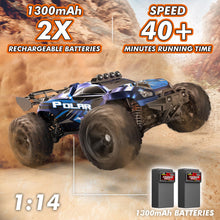 Load image into Gallery viewer, Rc Cars 1:14 All Terrain RC Car for Adults &amp; Boys, 4WD Off-Road RC Truck High Speed Fast 40+ KPH, 4X4 Waterproof
