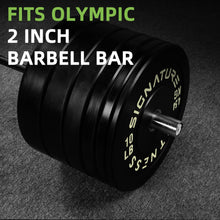 Load image into Gallery viewer, Fitvids Barbell 2-Inch Olympic Bumper Weight Plates Set – 10 lbs – Colored
