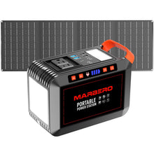 Load image into Gallery viewer, MARBERO 148Wh Solar Generator with Panels Included Solar Panel Kit 40W

