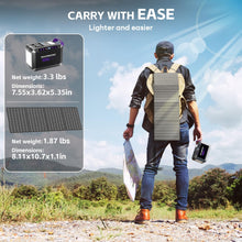 Load image into Gallery viewer, MARBERO 172Wh Solar Generator with Panels Included Solar Panel Kit 40W

