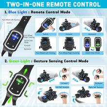 Load image into Gallery viewer, Remote Control Motorcycle Toys New Upgraded RGB Wheels Lights, RC Motorbike with 2-in-1 Remote, Gesture Sensing Stunts Dirt Bike
