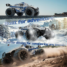 Load image into Gallery viewer, 1:14 All Terrain RC Cars, 40KPH High Speed Off Road RC Truck,4WD Remote Control Car with 2 Li-ion Batteries, Fast Extreme Monster Truck
