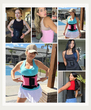 Load image into Gallery viewer, FeelinGirl Waist Trainer Belt Hook Loop Cincher for Tummy Control - Deep Pink XS
