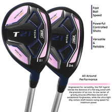 Load image into Gallery viewer, PGF T21 Ladies' Complete Golf Club Package Set [17-Piece][Blackpink][Hand: Right] [Length: Standard]
