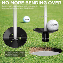 Load image into Gallery viewer, KINGTOP 3 ft White Fiberglass Golf Flagsticks, 4 Pack

