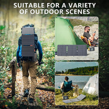 Load image into Gallery viewer, HOWEASY Solar Generator 120W，Portable Power Station with 30W Solar Panel
