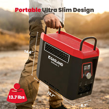Load image into Gallery viewer, GASLAND GoShower 3 Portable Tankless Water Heater, Rechargeable Camping Shower with Built-in Battery, Instant Hot Water System, 12V Car Powered Outdoor Water Heater for Camping

