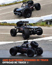 Load image into Gallery viewer, 1:10 Scale Beginner RC Truck, 4WD High Speed 48km/h All Terrains RC Car Off Road Waterproof RC Buggy Toys for Boys Kids and Adults
