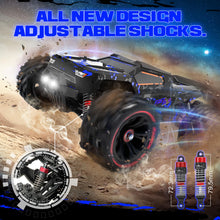 Load image into Gallery viewer, 1/14 Scale RC Cars for Adults, 60+ KM/H High Speed RC Truggy, 4X4 Off-Road Remote Control Truck, Waterproof Electric Car with 2S Battery
