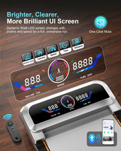 Load image into Gallery viewer, Rayspace Walking Pad Treadmill with 15% 12-Level Auto Incline - Silver
