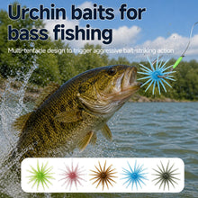 Load image into Gallery viewer, 25pcs Urchin baits for bass Fishing，Soft Plastic baits,coike Urchin Bait
