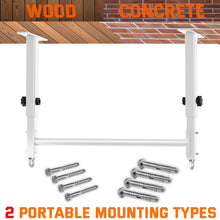 Load image into Gallery viewer, HWOOUSA 48" Ceiling Mount Pull Up Bar (White)
