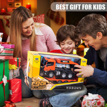 Load image into Gallery viewer, 1/24 Remote Control Semi Truck Toys, 9 Channel RC Semi Truck with Trailer, Construction Vehicle Toy with Sound and Light
