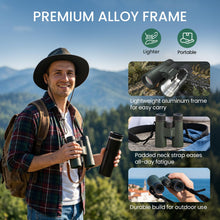 Load image into Gallery viewer, Aurosports 12x42 HD Binoculars for Adults, BAK4 Prism IPX7 Waterproof
