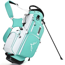 Load image into Gallery viewer, uniHimal Lightweight 7-Way Golf Stand Bag for Men &amp; Women (Green)
