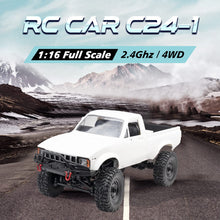 Load image into Gallery viewer, 1/16 RC Rock Crawler Truck 4x4 with 3 Upgraded 1200mah Battery 2.4GHz 4WD Remote Control Off-Road Pick-up Truck RTR for Men (White)
