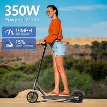 Load image into Gallery viewer, Electric Scooter Adults, 19MPH Top Speed, 19 Miles Range, 8.5&quot; Solid Tires, Folding E-Scooter with Dual Braking Dual Suspension
