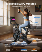 Load image into Gallery viewer, MERACH Exercise Bike, Brake Pad Stationary Bike with Exclusive App-Orange

