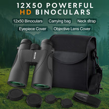 Load image into Gallery viewer, Occer 12x50 Binoculars for Adults High Powered for Bird Watching Hunting
