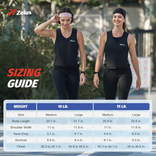 Load image into Gallery viewer, ZELUS Weighted Vest Woman, Adjustable Weighted Vest 1-10lb/ 1-15lb with Removable Z-Fit Soft Iron Weights, for Weight Loss Running Walking Rucking Strength Training, Reflective &amp; Pocket Design
