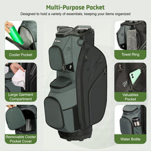 Load image into Gallery viewer, Beutyal 15 Way Golf Cart Bag with Organizer Top, Golf Club Cart Bag for Men
