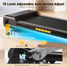 Load image into Gallery viewer, JAGJOG Treadmill for Home with 15% Auto Incline
