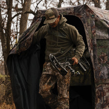 Load image into Gallery viewer, Barronett Blinds® Grandview, See-Through Hunting Blind, View-Through Fabric, Silent Shooting Windows, Bloodtrail™ Backwoods, 104" x 104" x 82", GV450BW
