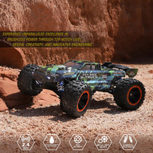 Load image into Gallery viewer, 1/16 Scale 4WD Brushless RC Truck Max 40 MPH Fast RC Cars, All Terrains RC Car with Independent ESC 4X4 Off-Road Semi-Truck
