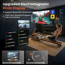 Load image into Gallery viewer, WENOKER Water Rowing Machines for Home Use - Chestnut
