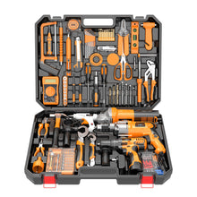 Load image into Gallery viewer, IZIO 42-Piece General Home Repair Tool Set with Drill, Grinder &amp; Multimeter - Ideal Gift Idea for Men, Dad, Husband, Homeowners - Complete DIY Hand Tool Kit for Housewarming, Birthday, Christmas
