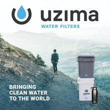 Load image into Gallery viewer, Uzima UZ-2 Camping Water Filter and Drinking Water Filter System, Portable Survival Camping Essentials, Backpacking Purification Gear for Glamping, Hiking, and Hunting Essentials and Military Gear
